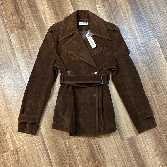 Commense Jackets & Blazers - SOLD Commense Brown Suede Women's Jacket
